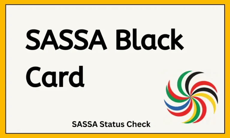 SASSA Black Card