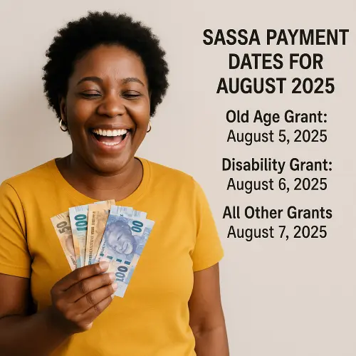 SASSA Grant Payment Dates for August 2025 Are Announced